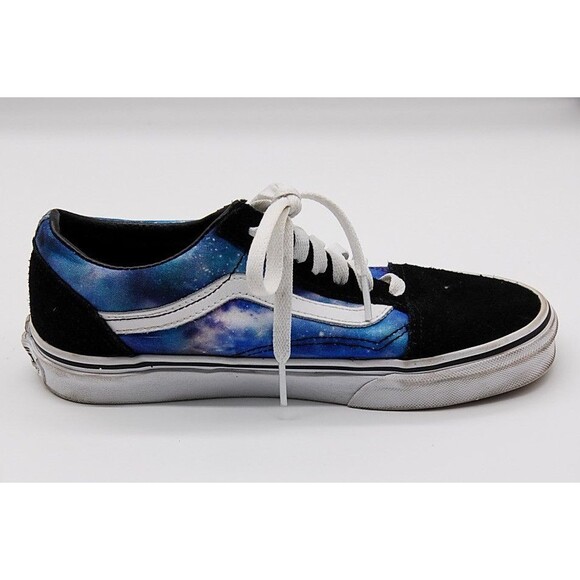 Vans Skate Off The Woman Sz 6 Men 4.5 Sneakers Black/Blue Style Code 721356 GUC - Picture 6 of 7